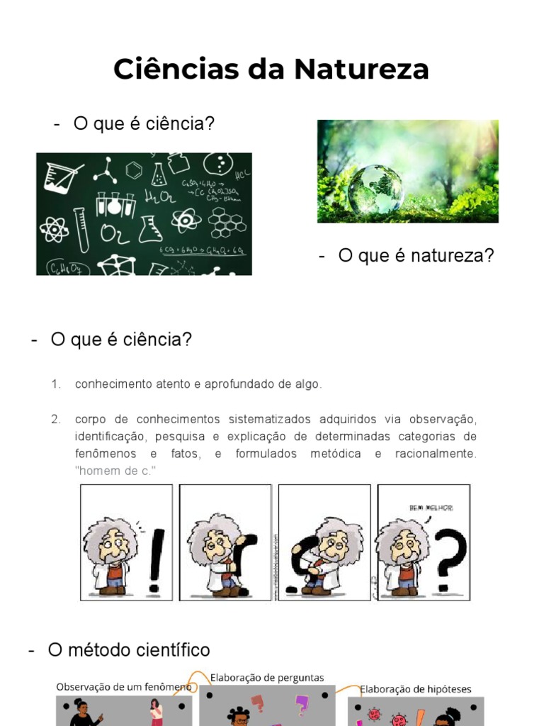 Introdução À Ciências Da Natureza | PDF | Química | Biologia