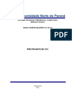 Sistema de Ensino Presencial Conectado Serviço Social: Pré Projeto de TCC