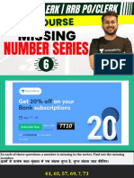 Missing Number Series PDF