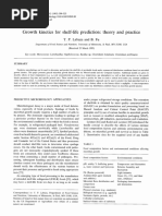 Growth Kinetics For Shelf-Life Prediction - Theory and Practice