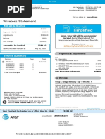 Wireless Statement: Bill-At-A-Glance