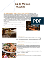 Gastronomía de México, Patrimonio Mundial (Artículo) Autor Embajadas de México en El Exterior
