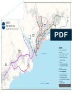 Mapa de La Nueva Red Maestra Del Sistema Metro de Panamá