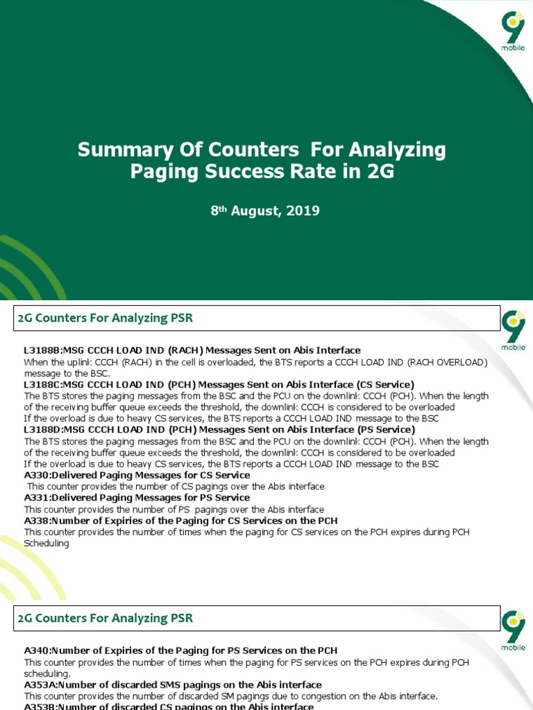 PSR Counters and Analysis | PDF | Computing | Network Protocols