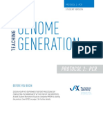 Genome Generation: Protocol 2: PCR