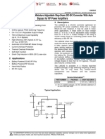 Lm3242 6-Mhz, 750-Ma Miniature Adjustable Step-Down DC-DC Converter With Auto Bypass For RF Power Amplifiers