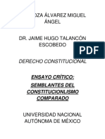 Mendoza Álvarez Miguel Ángel: Derecho Constitucional