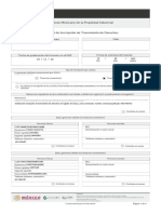 Inscripción de transmisión de derechos de nombre comercial SNC1452412