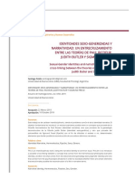 Identidades Sexo-Generizadas y Narratividad - Un Entrecruzamiento Entre Las Teorías de Paul Ricoeur, Judith Butler y Sigmund Freud