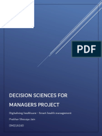 Decision Science For Managers - Prakhar Shourya Jain - DM21A160
