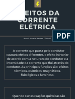 Efeitos Da Corrente Elétrica