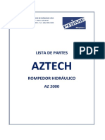 AZTECH - Lista de Peças Rompedor