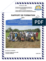 Rapport de Formation Banikoara