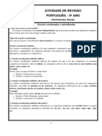 Revisão Orações Coord. e Subordinadas - 2ºbi