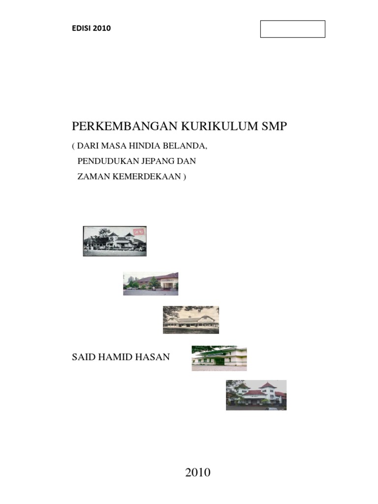 Buku Sejarah Kurikulum SMP PDF