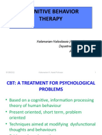 Cognitive Behavior Therapy: Hailemariam Hailesilassie (Assist - Professor) Department of Psychiatry Jimma University