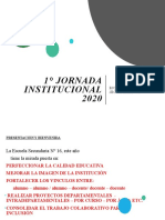 1° Jornada Institucional Escuela Secundaria N°16 2020