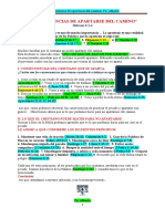 Consecuencias de Apartarse Del Camino