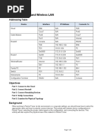 Chapter Two Lab-2 - Connect A Wired and Wireless LAN