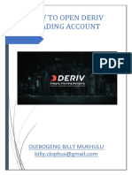 How To Open Deriv Trading Account