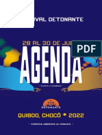 Agenda Festival Detonante Quibdó 2022