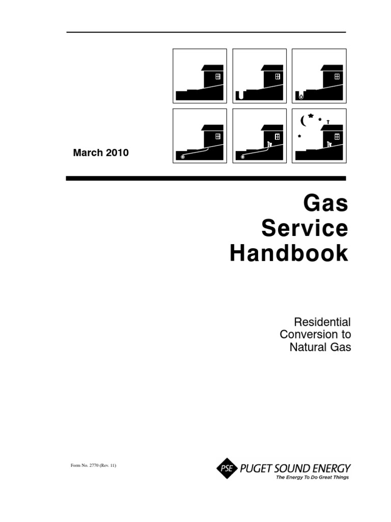 PSE Residential Gas Service Handbook | PDF | Combustion | Natural Gas