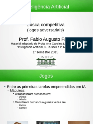 Damas Com Minimax Alfa-Beta, PDF, Ensino de Matemática