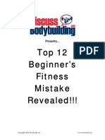 Top 12 Beginner's Fitness Mistake Revealed!!!: Presents