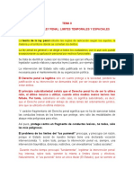 Límites temporales y espaciales de la ley penal