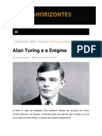 Alan Turing e a Quebra da Máquina Enigma