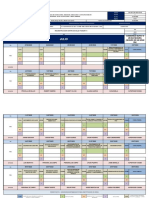 Cronograma Mensual de Charlas Diarias, Semanales, Simulacros y Capacitaciones