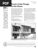 Passive Solar Design for the Home