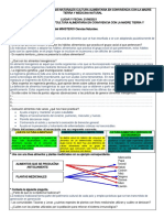 21 de Agosto Hoja de Trabajo #11 Ciencias Naturales Cultura Alimentaria en Convivencia Con La Madre Tierra y Medicina Natural Ave María 2021 Sexto