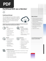 Forticloud Soc-As-A-Service