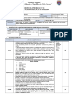 Sesión de Aprendizaje #6 - 4 º