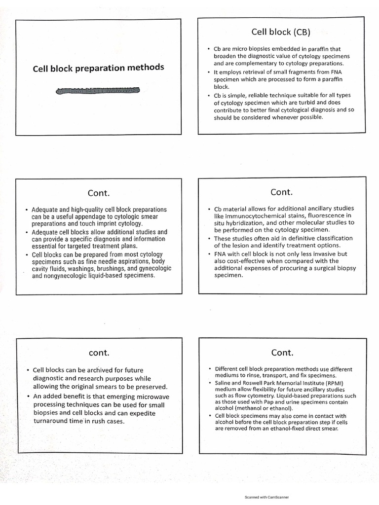 Cell Block Preparation Methods 11-19-2021 14.03 | PDF
