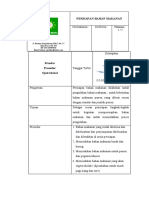 Spo Persiapan Bahan Makanan