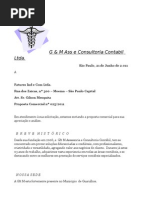 PROPOSTA DE PRESTAÇÃO DE SERVIÇOS CONTABEIS