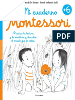 Cuaderno Montessori 6 CAST