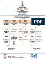 Department of Education: School Action Plan in Mathematics