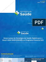 Governança da Estratégia de Saúde Digital para o Brasil 2020-2028 e o Programa Conecte SUS