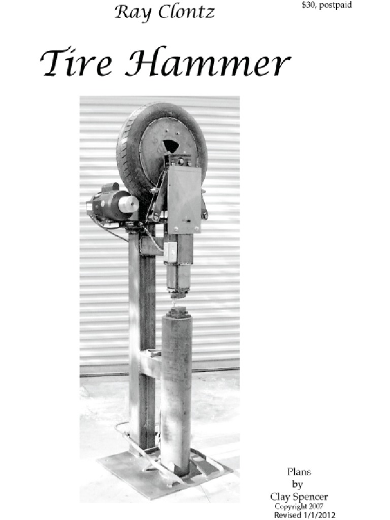 Tire Hammer Plans PDF Electrical Connector Pipe (Fluid Conveyance)