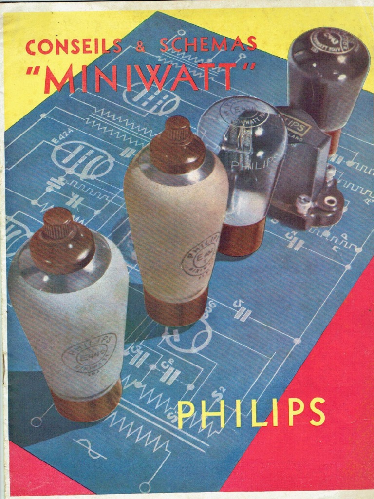 Double pentode de puissance ELL1 Philips Miniwatt, NOS
