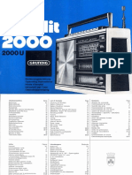 Grundig Satellit 2000 Owners Manual