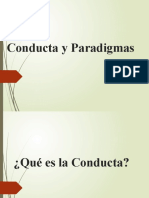 Conducta y Paradigmas - 2022