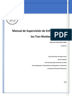 X Manual de Supervision de Enfermeria para Los Tres Niveles de Atenciã - N 2018. v1