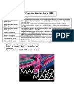 Programa Machaq Mara 2022