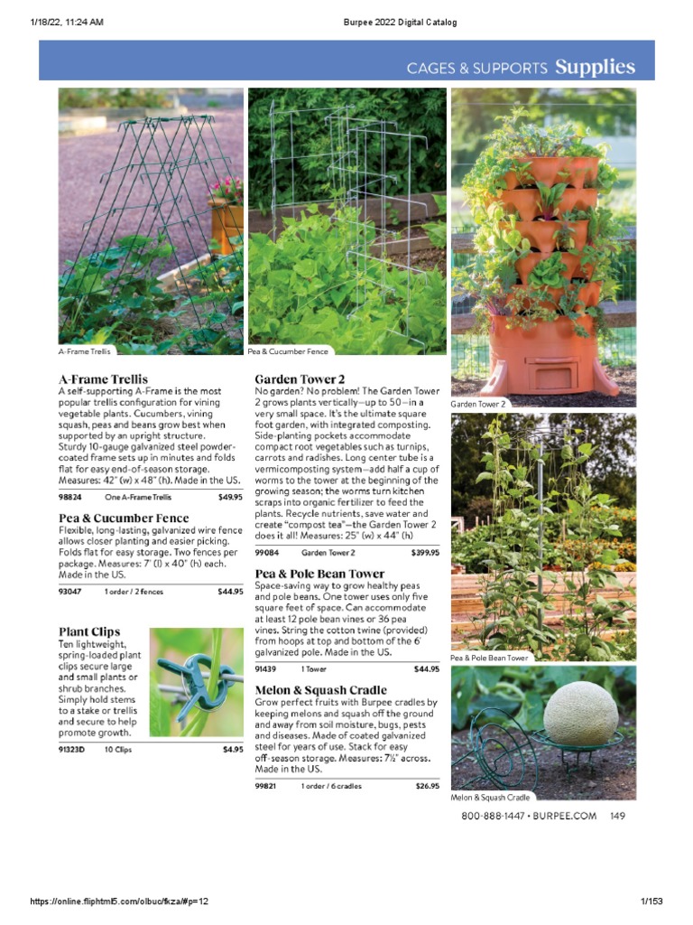 Burpee 2022 Digital Catalog PDF Business Pennsylvania