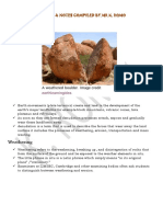 Weathering. Form 1-4 Notes Compiled by MR K. Romo 0772858765