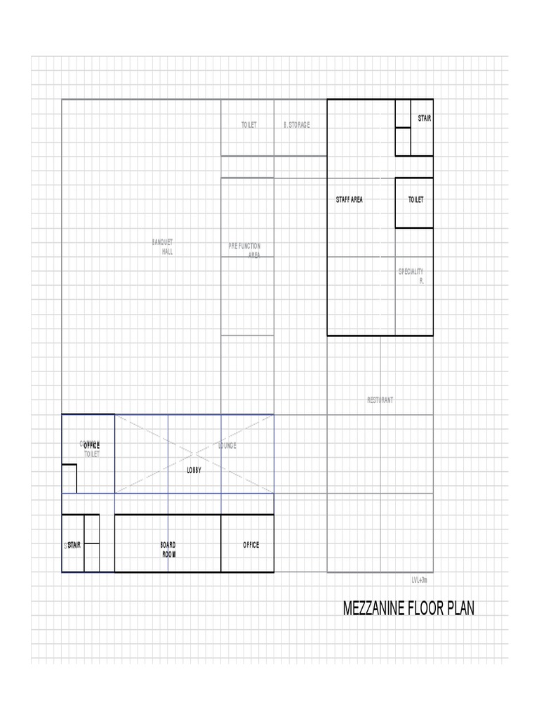 Mezzanine Floor Plan Stair PDF — free download